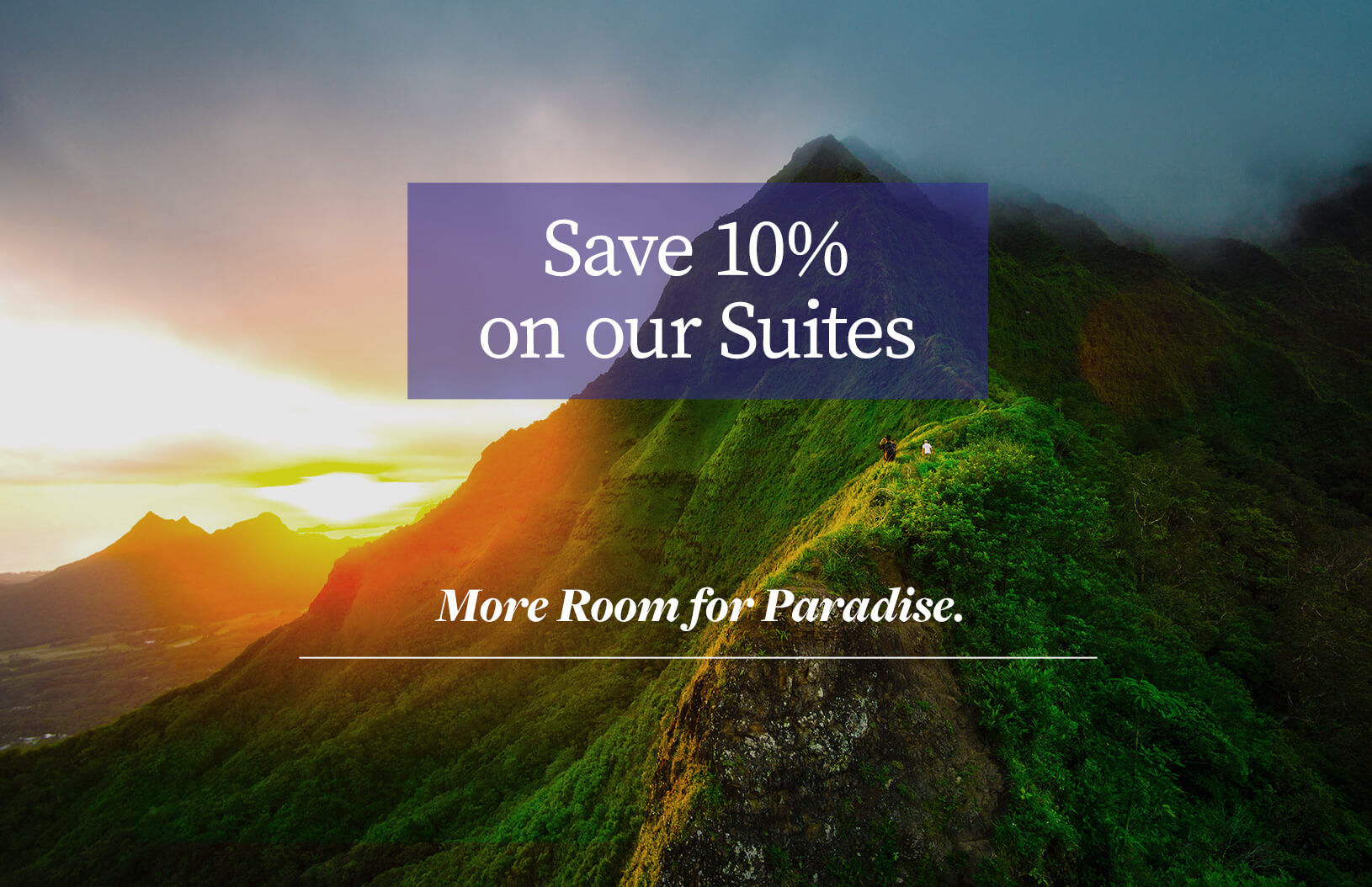 Save 10% Off on our suites